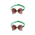 thumbnail image 2 of Billuyoard pajarita cuello Collar mascotas correas accesorios de aseo decoraciones hebilla cinta regalos cachorro Navidad tipo 5 2piezas Billuyoard CBP256257, 2 of 6