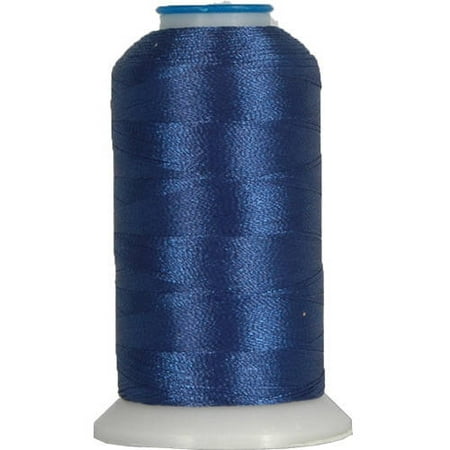 Threadart Rayon Machine Embroidery Thread - No. 250 - Blue - 1000M - 145 Colors - Pack of 5