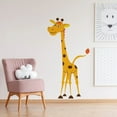 thumbnail image 6 of Adorable Giraffe Wall Decal Sticker for Kids - Cute Animal Themed Wall Decor, 6 of 10