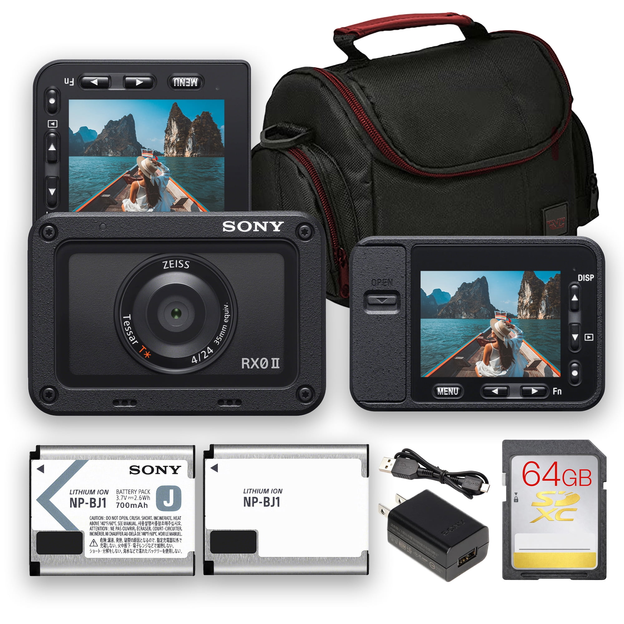 Sony ZV-E10 II Mirrorless Camera (Black) with 16-50mm Lens + 128GB