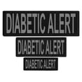 thumbnail image 1 of Dogline N0239-S-M Diabetic Alert Removable Side Patches For Unimax & Alpha Harnesses - Small & Medium, 1 of 4