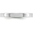 thumbnail image 2 of Solid 14k White Gold 3.2mm Lightweight Flat Wedding Band Size 8.5 - Ring Size 8.5, 2 of 6