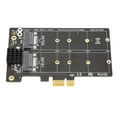 thumbnail image 4 of M.2  To PCI-E, Dual Disk Adapter Card Extended Function Transmission Stability 2230 / 2242 / 2260 / 2280 JMB582  for Transmit Data for Extended Space, 4 of 7