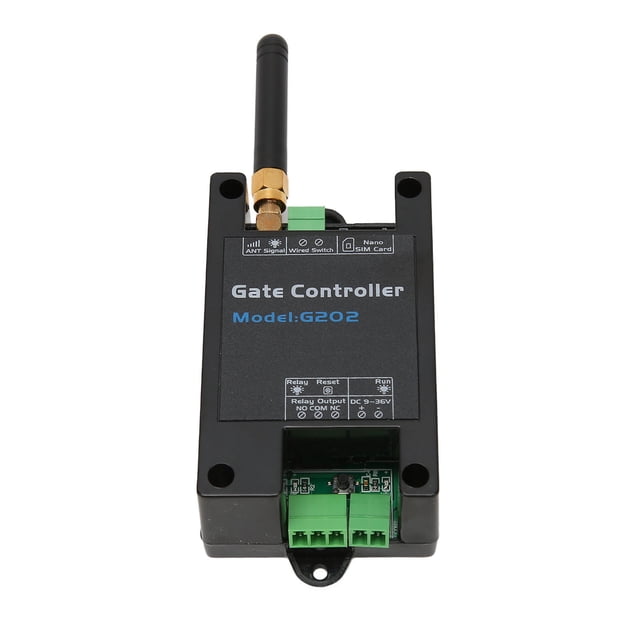 4G Gate Opener, Easy Installation Multi Purpose ABS G202 GSM Remote Control Remote On Or Off Switch for Warehouse for Resort