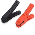 thumbnail image 1 of 2 piezas pinzas de cocodrilo con aislamiento 500a abrazaderas de batería grandes abrazaderas de cocodrilo accesorios de cargador de coche rojo/negro Feliz Sencillez, 1 of 5