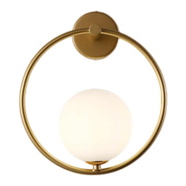 Aplique de pared de mediados de siglo, lámpara de pared con pantalla de vidrio, luminaria para mesita de noche, porche, granero cobre 29cx25cx15cm