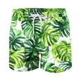 thumbnail image 5 of Luxalzxs Summer Hawaiian Swimming Trunks for Men Swim Trunks Lightweight Elastic Waist Drawstring Pockets Beach Shorts Surfing Board Shorts Bathing Suit Quick Dry Swimwear, 5 of 6