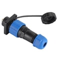 thumbnail image 4 of Enchufe impermeable IP68, conector de alimentación de aviación cuadrado, adaptador de terminal industrial SP166 (250 V, 5 A), 4 of 14