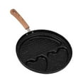 thumbnail image 2 of Sartén antiadherente para panqueques Sartén para huevos Acero inoxidable Pequeño Cómodo y anti escaldado Antiadherente Crepe Pan Pancake Maker, 2 of 9
