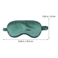thumbnail image 4 of Juego de 3 antifaces de seda para viajes en casa, antifaz para dormir y bolsa de almacenamiento con cuerda para el pelo., 4 of 5