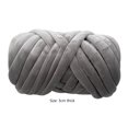 thumbnail image 3 of Chunky Yarn DIY Slipper Bag Spinning Hilo Hilo Anti-pilling (Gris oscuro) Sywqhk Libre de BPA, 3 of 6