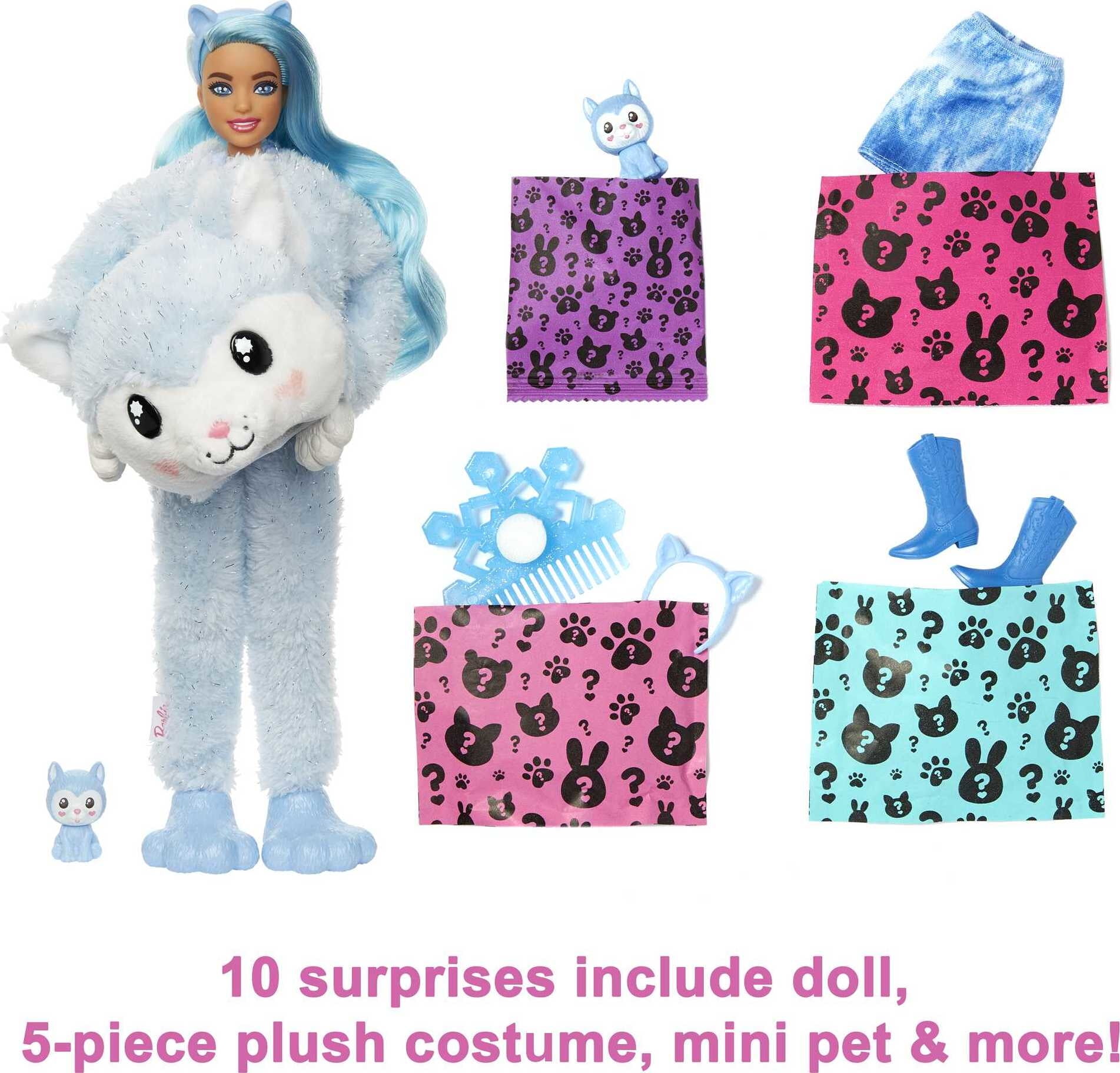 Best Buy: Barbie Cutie Reveal Snowflake Sparkle Series 11.9 Deer Doll HJL61
