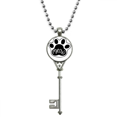 thumbnail image 1 of Miau Cat Paw cita DIY diseño Colgante Collar Vintage Llavero Plata Joyas Unbranded M, 1 of 3