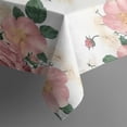 thumbnail image 5 of Pioneer Flower Floral Print Pattern Square Tablecloth,Waterproof Square Table Cover,Wipeable Spillproof Washable Table Cover for Home Kitchen Party Decor 52"x52"(132x132cm), 5 of 6