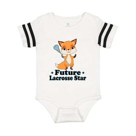 

Inktastic Future Lacrosse Star Outfit Gift Baby Boy or Baby Girl Bodysuit