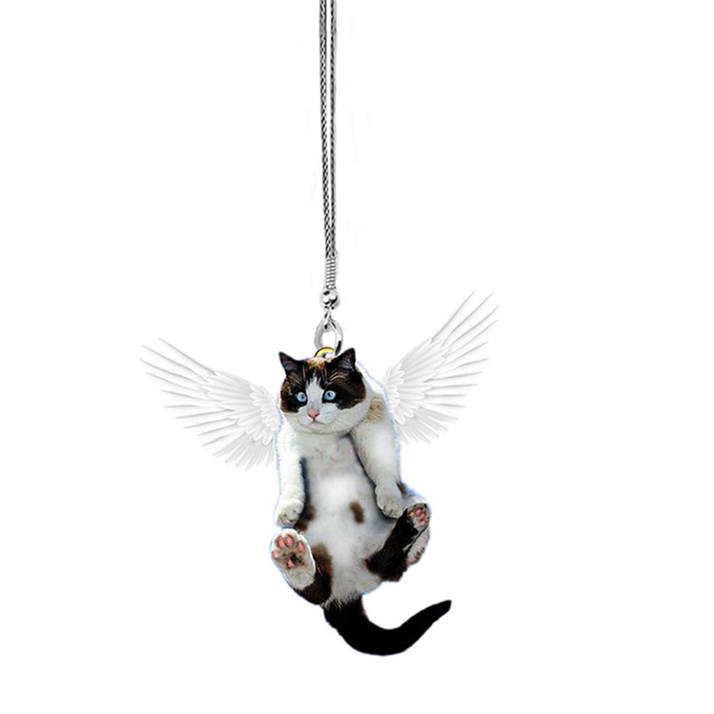 Details about   Cute Cats Dogs Car Hanging Ornament with Colorful Balloon Interior Auto Pendant 