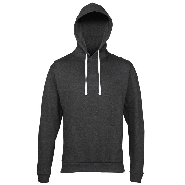 Awdis - Sudadera con capucha Modelo Heather hombre/caballero - Correr/Fitness/Gym/Deporte (Negro jaspeado)