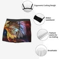 thumbnail image 4 of KLL Geometric American Bald Eagle Men's Cotton Boxer Briefs Underwear-Small, 4 of 8