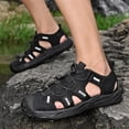 thumbnail image 3 of YOURDIARY Men's Closed Toe Hiking Sandals, Quick Drying Non-Slip Outdoor Water Beach Shoes for Men, Breathable Adjustable Summer Sandals for Camping Trekking, 3 of 8