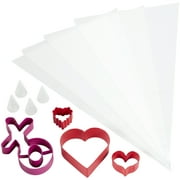 Wilton XO Valentine's Day Cookie Decorating Kit, 12-Piece
