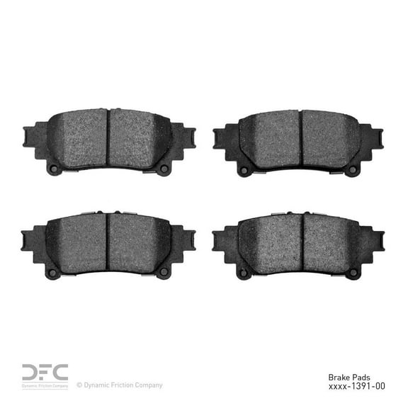Dynamic 1551-1391-00 DFC 5000 Advanced Brake Pads - Ceramic Fits select: 2014-2019 TOYOTA HIGHLANDER, 2011-2020 TOYOTA SIENNA
