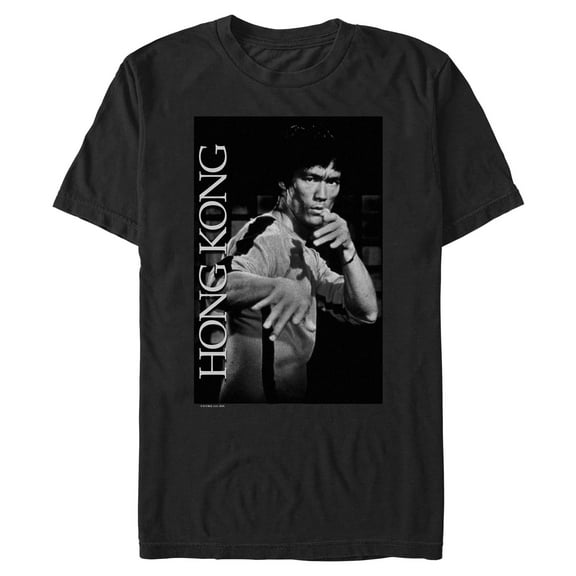 Mens Bruce Lee HK Poster T Shirt