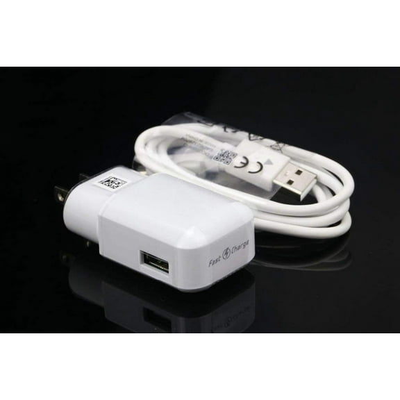 Genuine LG Quick Wall Charger + Micro USB Cable for LG K10 K20 V / K20 Plus K3 K4 K5 K7 K8 K8V Nexus 5 Optimus Zone 3 Phoenix 2 Phoenix 3 / Fortune - 100% Original