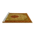 thumbnail image 2 of Ahgly Company Machine Washable Indoor Rectangle Persian Yellow Traditional Area Rugs, 8' x 10', 2 of 4