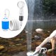 thumbnail image 1 of Bomba de ducha portátil blanca multiusos, compacta, accesorio de ducha para acampar, para baño al libre, lavado de autos, jardinería, viajes., 1 of 8