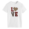 thumbnail image 4 of Pompotops T-Shirt Décontracté à Manches Courtes pour Femme avec Imprimé « Love », 4 of 4
