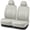 White, variant on Road Comforts Car Seat Covers, Lauxury Diamond Quilted Leather Front Bucket Seat Covers, Airbag Compatible, Universal Fit Automotive Seat Covers with Piping Trim, Black
