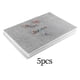 thumbnail image 4 of Almohadillas para anillos, organizador de anillos, joyero, almohadillas para vender anillos, 5 piezas, 100 ranuras Terciopelo Gris Yuyangstore Inserciones para soportes de joyería, 4 of 8