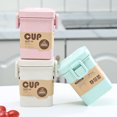 thumbnail image 4 of 2Pcs Sealed Soup Cups Food Sealed Tank Wheat Straw Container Storage Box, 4 of 8