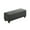Dark Gray, variant on 41'' Faux Leather Storage Ottoman Bench, Rectangle Upholstered Storage Bench with Wooden Legs, Stitch Tufted Bench with Storage for Bedroom, Living Room, Entryway, Green