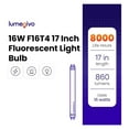 thumbnail image 7 of saney 16W F16T4 17 Inch Fluorescent Light Bulb Replacement for Furnlite FC 952 T4 Easy to Install with A G5 Mini Bi-pin Base - 8,000 Hours - 3000K Warm White - 860 Lumens, 7 of 7