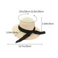 thumbnail image 3 of Sombrero de playa de paja para mujer, sombrero de verano, sombrero plegable para el sol, sombrero de viaje, sombrero de sol con protección solar, sombrero Papyrus, 3 of 6