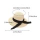 thumbnail image 3 of Sombrero de playa de paja para mujer, sombrero de verano, sombrero plegable para el sol, sombrero de viaje, sombrero de sol con protección solar, sombrero Papyrus, 3 of 6