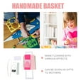 thumbnail image 4 of WHAMVOX Flower Basket Making Kit 1 Set For Mothers Day Crafts For Children Non-Woven Fabric, 4 of 5