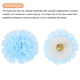 thumbnail image 4 of Uxcell 16 Pcs Peonía de Cinta, Pin de Solapa de 2 Pulgadas para Hombres, Flor de Cinta Artificial para Manualidades y Decoración, 4 of 5
