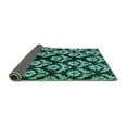 thumbnail image 2 of Ahgly Company Indoor Rectangle Abstract Turquoise Blue Modern Area Rugs, 6' x 9', 2 of 4
