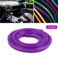 thumbnail image 2 of Custom Fit Purple Car Interior Decor 5M Molding Line Point Edge Gap Door, 2 of 3