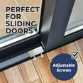 thumbnail image 6 of Sliding Window Locks, 4-Pack – No-Drill, Fits Vertical & Horizontal Windows (28–36mm Track Width), 6 of 8