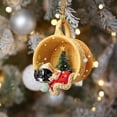thumbnail image 4 of Adorno colgante de perro de Navidad perfecl acrílico lindo decoración para bolsa Estilo B, 4 of 7