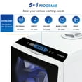 AIRMSEN AETDQR03 Portable Countertop Dishwasher, 5Liter Tank, AirDry
