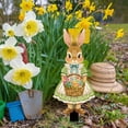 thumbnail image 2 of SUOKOM Easter Bunny Garden Stakes Easter Egg Dwarf Yard Signs for Easter Decorations Outdoor Spring Home Decor, 1PCS, 2 of 6