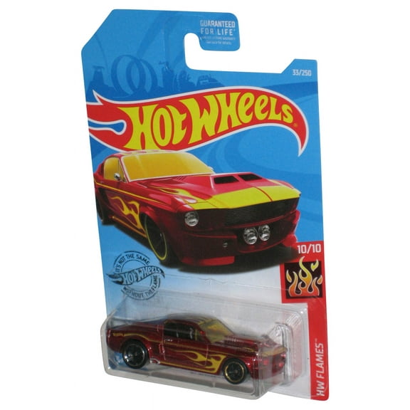 Hot Wheels HW Flames 10/10 (2017) Red '67 Shelby GT-500 Toy Car 33/250