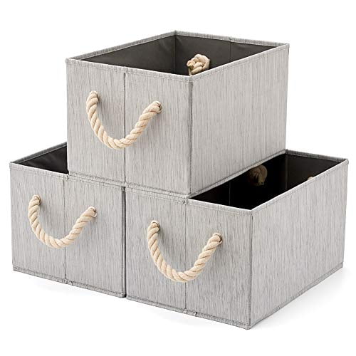ezoware set of 6 basket collapsible storage cube for nursery