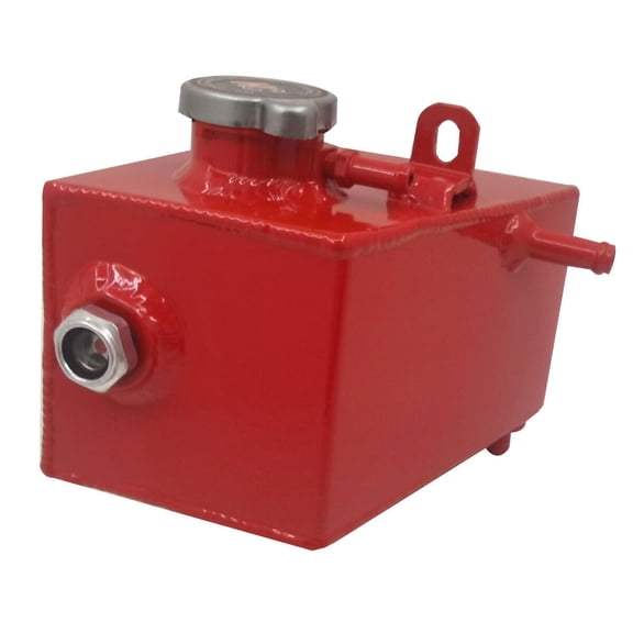 For Mini Cooper S R50 R52 R53 02-08 Aluminum Coolant Expansion Overflow Tank Reservoir Red