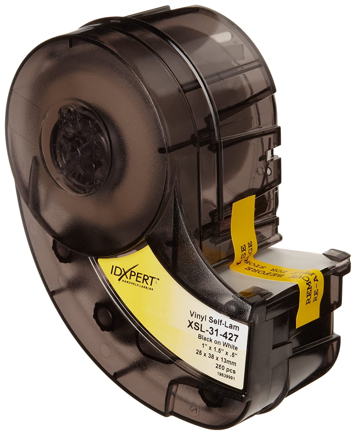 Brady SelfLaminating Vinyl Label Tape (XSL31427) Black on White