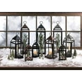 thumbnail image 3 of Eastwind Gifts 10016944 Rustic Silver Contemporary Lantern, 3 of 5